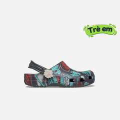 Kids' Crocs Classic Space Monster Clogs - Gray