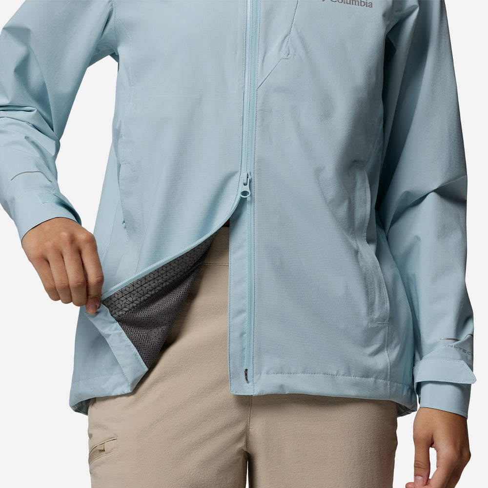 Áo Khoác Nữ Columbia Trailborne™ 2.5L Shell - Xanh Dương - Supersports Vietnam