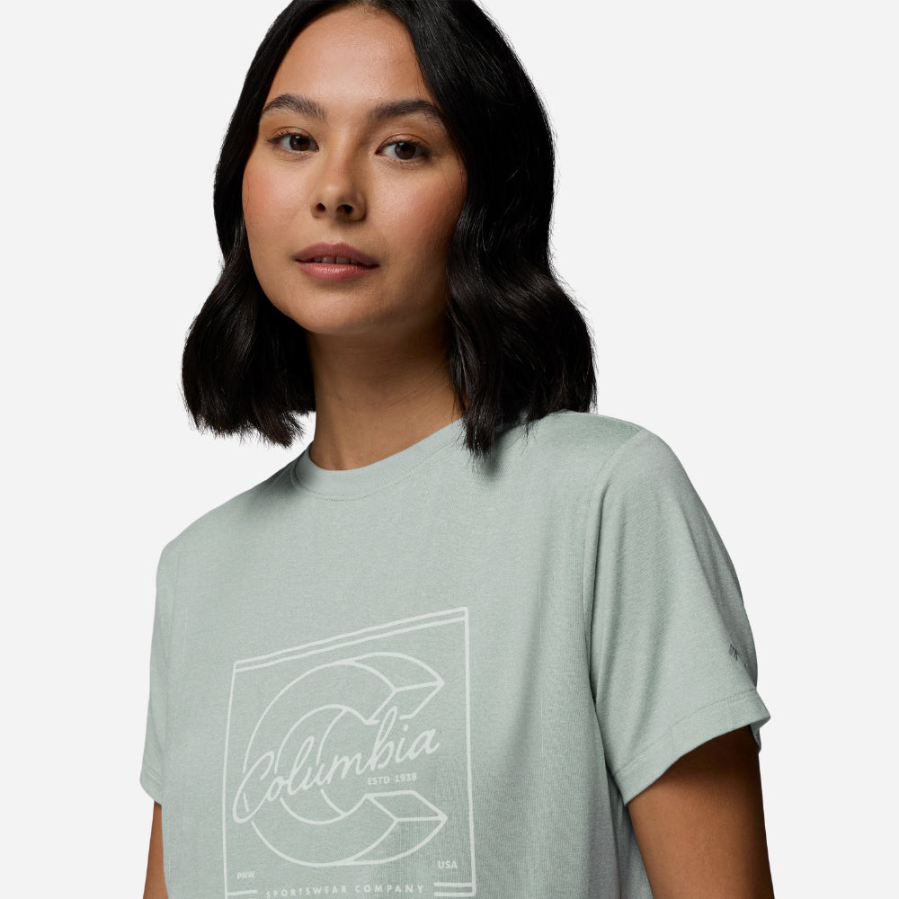 Áo Thun Nữ Columbia Parsons Point™ Short Sleeve Graphic - Supersports Vietnam