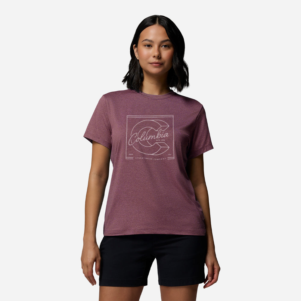 Áo Thun Nữ Columbia Parsons Point™ Short Sleeve Graphic - Supersports Vietnam