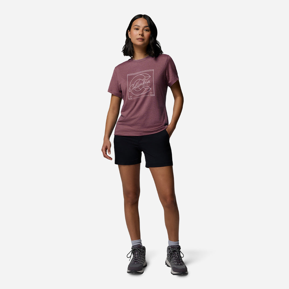 Áo Thun Nữ Columbia Parsons Point™ Short Sleeve Graphic - Supersports Vietnam