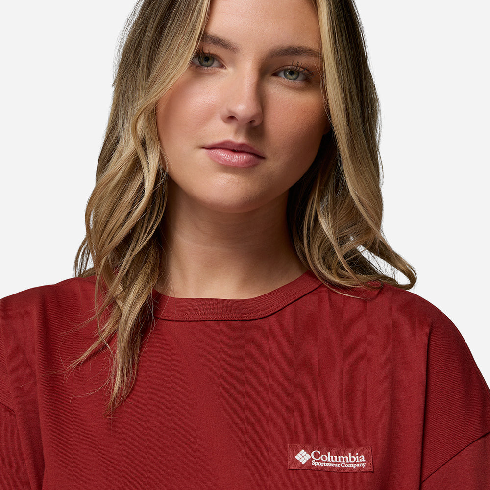 Áo Thun Nữ Columbia Csc™ Heavyweight - Đỏ - Supersports Vietnam