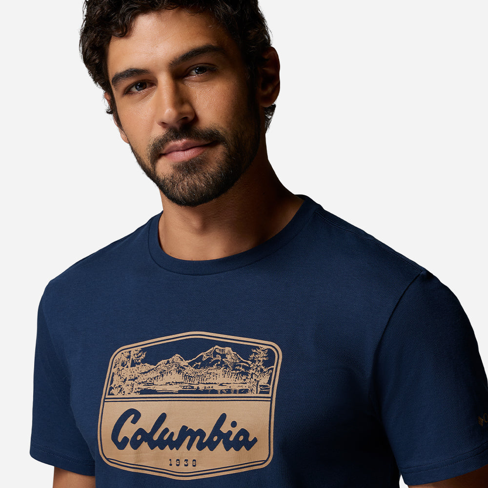 Áo Thun Nam Columbia Csc™ Seasonal Graphic - Xanh Navy - Supersports Vietnam