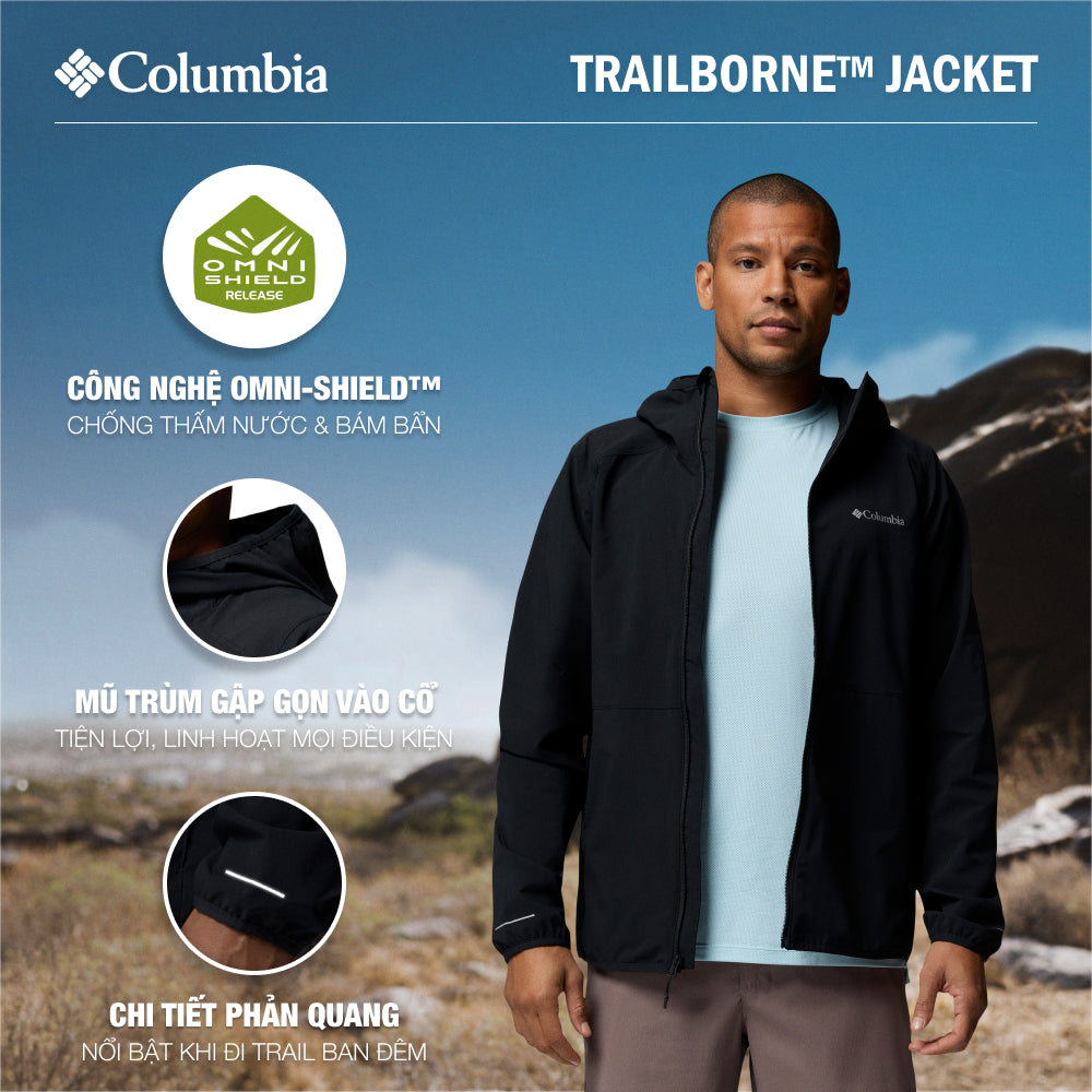 Áo Khoác Nam Columbia Trailborne™ - Đen - Supersports Vietnam