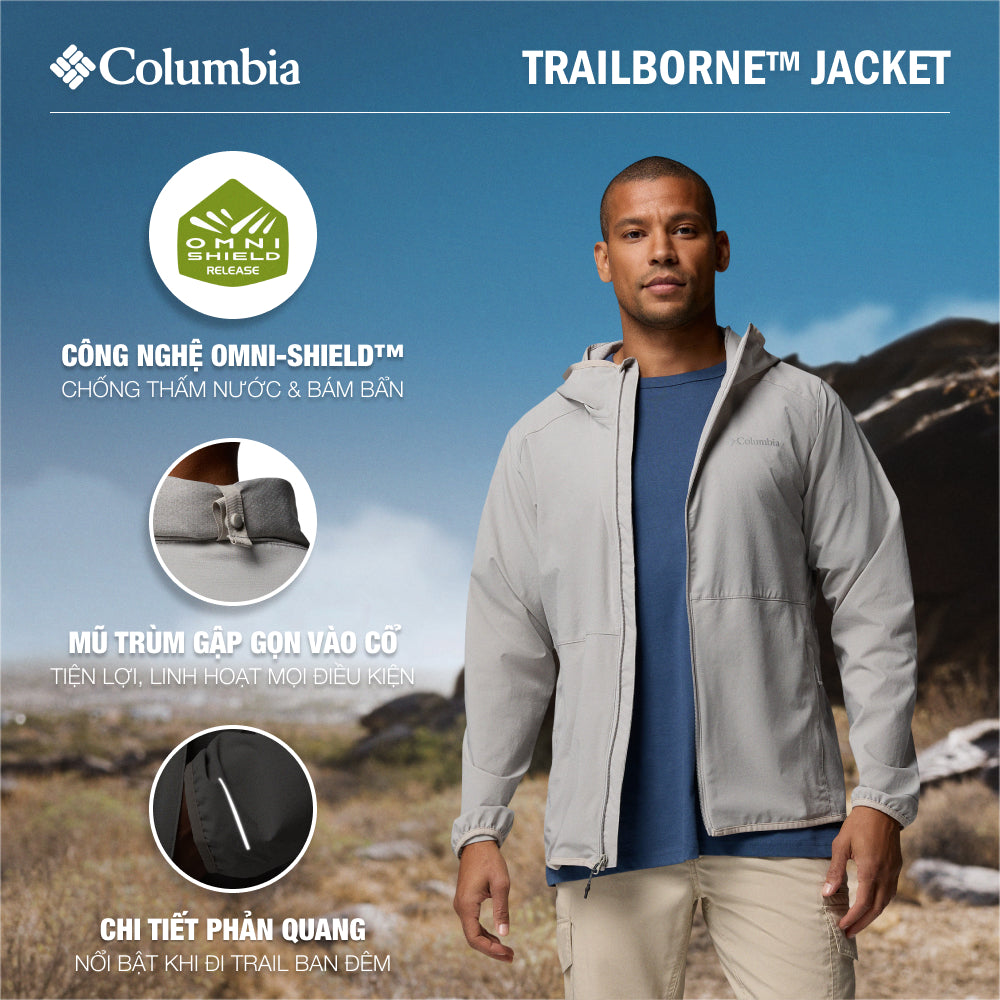 Áo Khoác Nam Columbia Trailborne™ - Xám - Supersports Vietnam