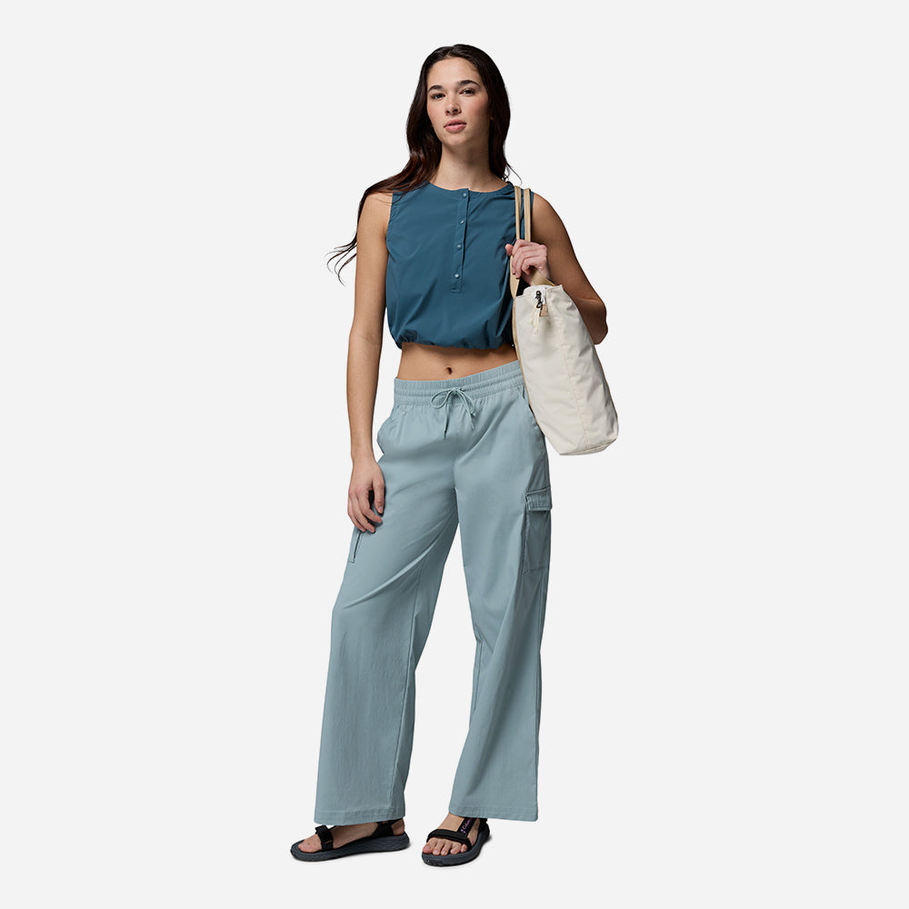 Áo Ba Lỗ Nữ Columbia Chill Creek™ Woven - Xanh Dương - Supersports Vietnam