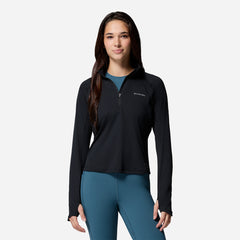 Áo Thun Nữ Columbia Stealth Spring™ Half Zip - Đen - Supersports Vietnam