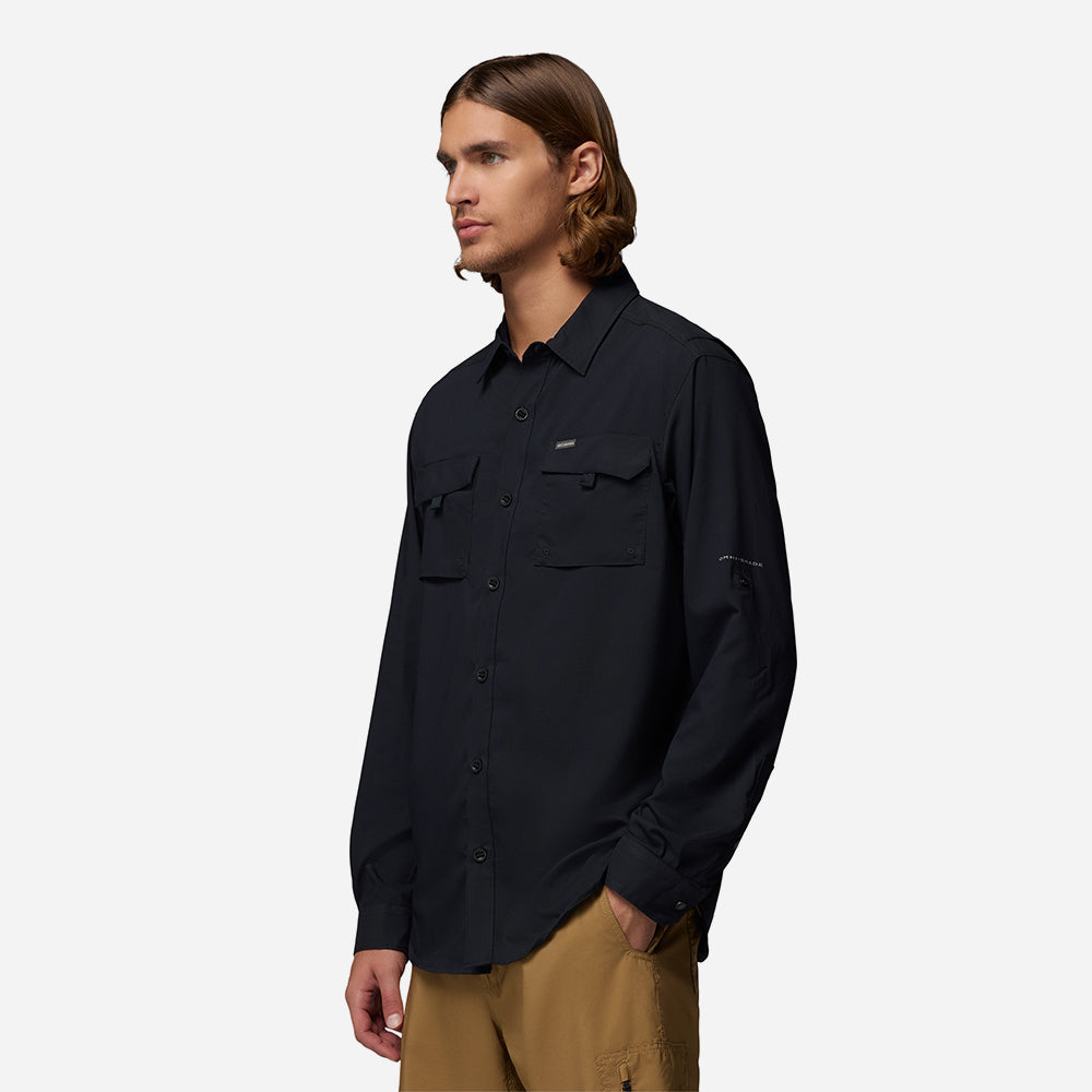 Áo Sơ Mi Nam Columbia Silver Ridge™ Utility Ii Long Sleeve - Đen - Supersports Vietnam
