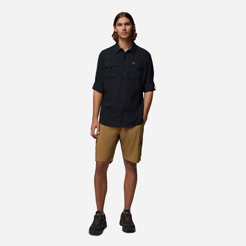 Áo Sơ Mi Nam Columbia Silver Ridge™ Utility Ii Long Sleeve - Đen - Supersports Vietnam