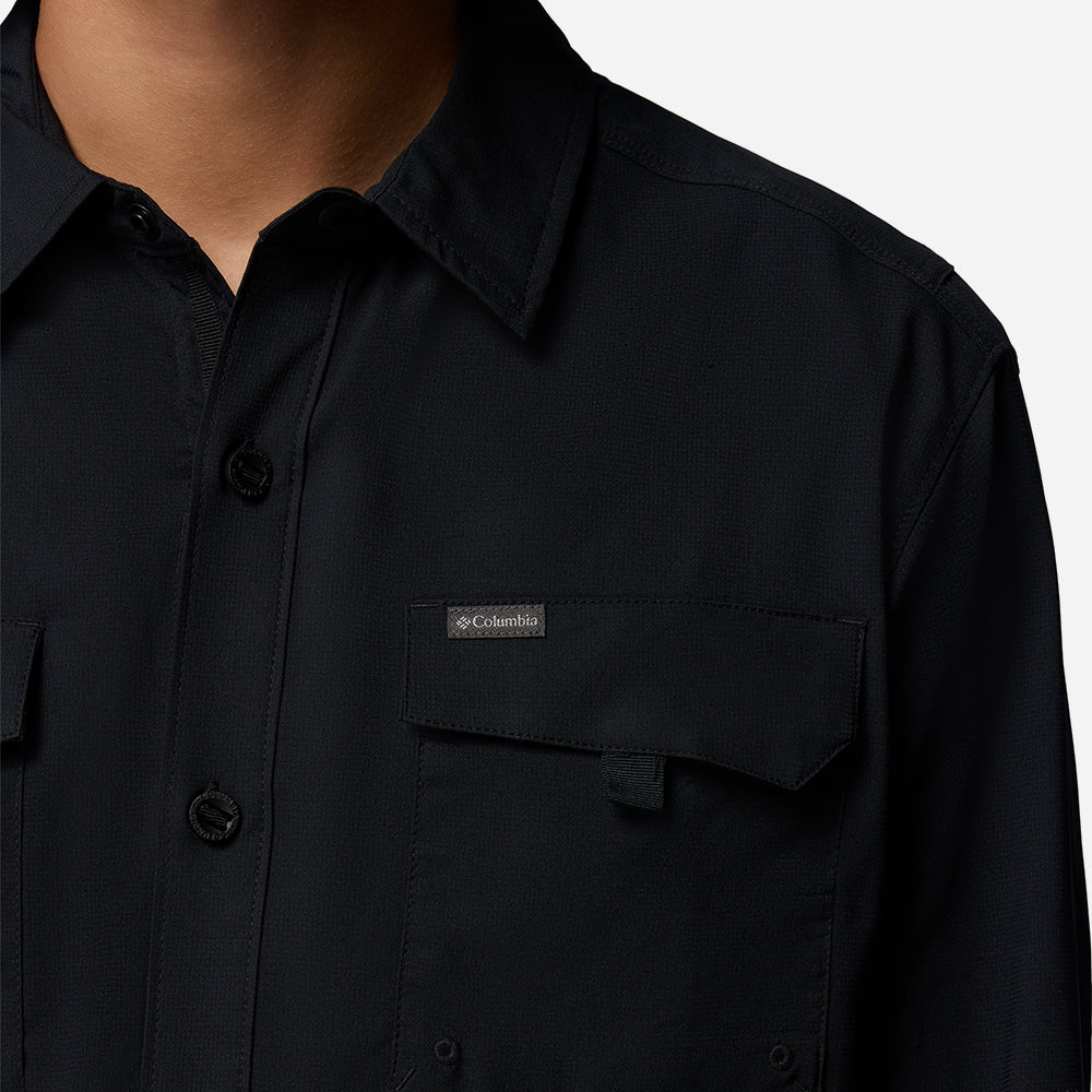 Áo Sơ Mi Nam Columbia Silver Ridge™ Utility Ii Long Sleeve - Đen - Supersports Vietnam