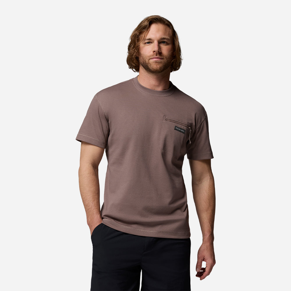 Áo Thun Nam Columbia Echo Passage™ Short Sleeve Crew - Nâu - Supersports Vietnam