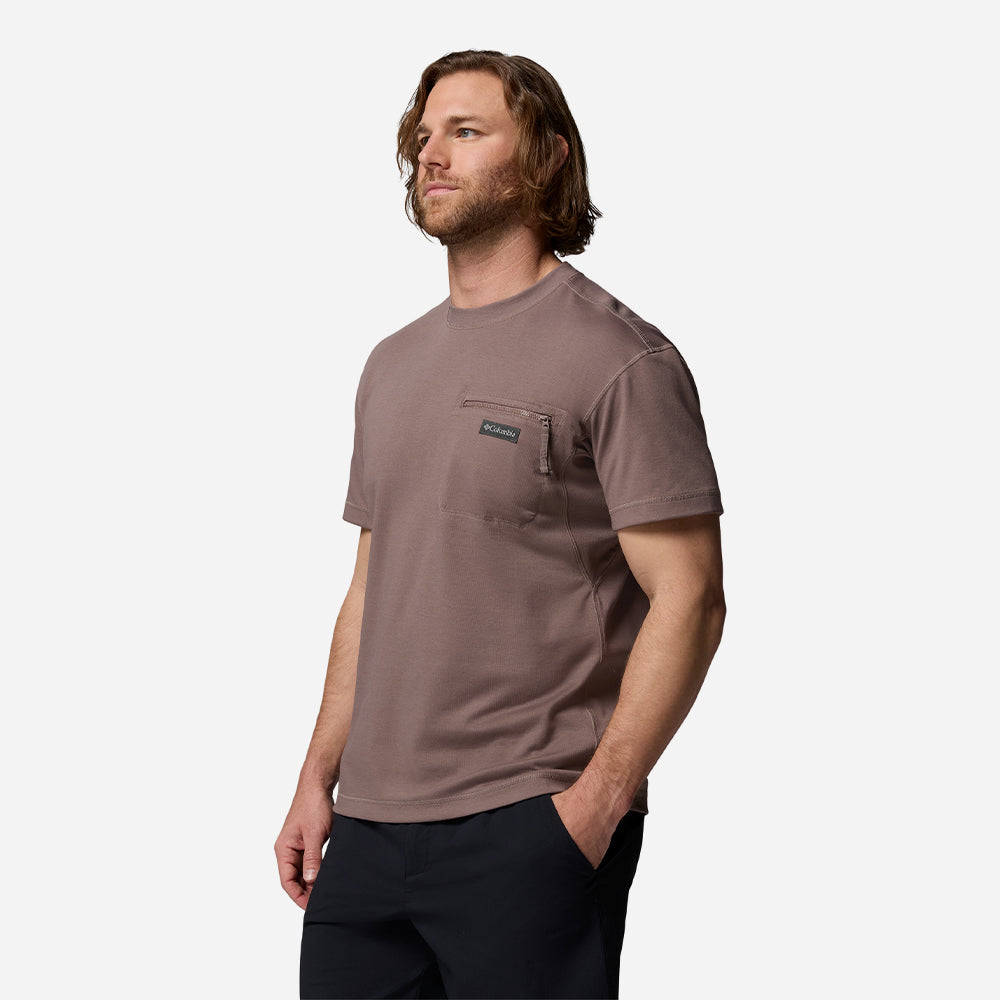 Áo Thun Nam Columbia Echo Passage™ Short Sleeve Crew - Nâu - Supersports Vietnam