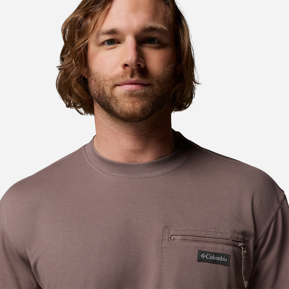 Áo Thun Nam Columbia Echo Passage™ Short Sleeve Crew - Nâu - Supersports Vietnam