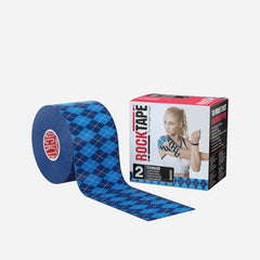 RockTape Std Sports Body Tape 5Cm X 5M - Argyle Blue
