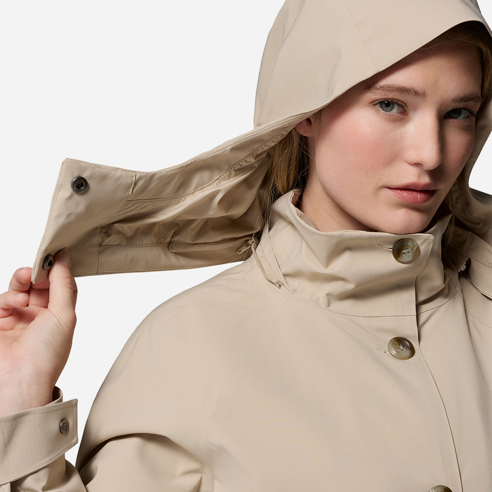 Áo Khoác Nữ Columbia Amazetrench™ Rain - Be - Supersports Vietnam