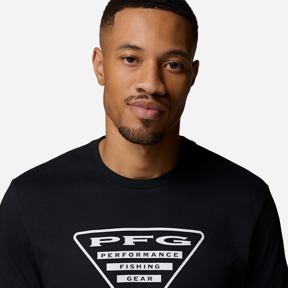 Áo Thun Nam Columbia Pfg™ Shield Short Sleeve - Đen - Supersports Vietnam