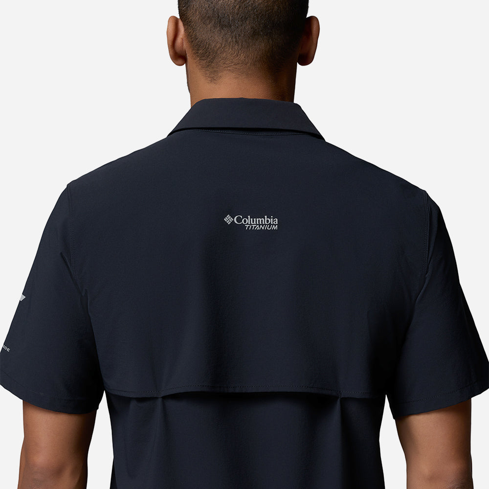 Áo Sơ Mi Nam Columbia Silver Ridge™ Elite Short Sleeve Woven - Đen - Supersports Vietnam
