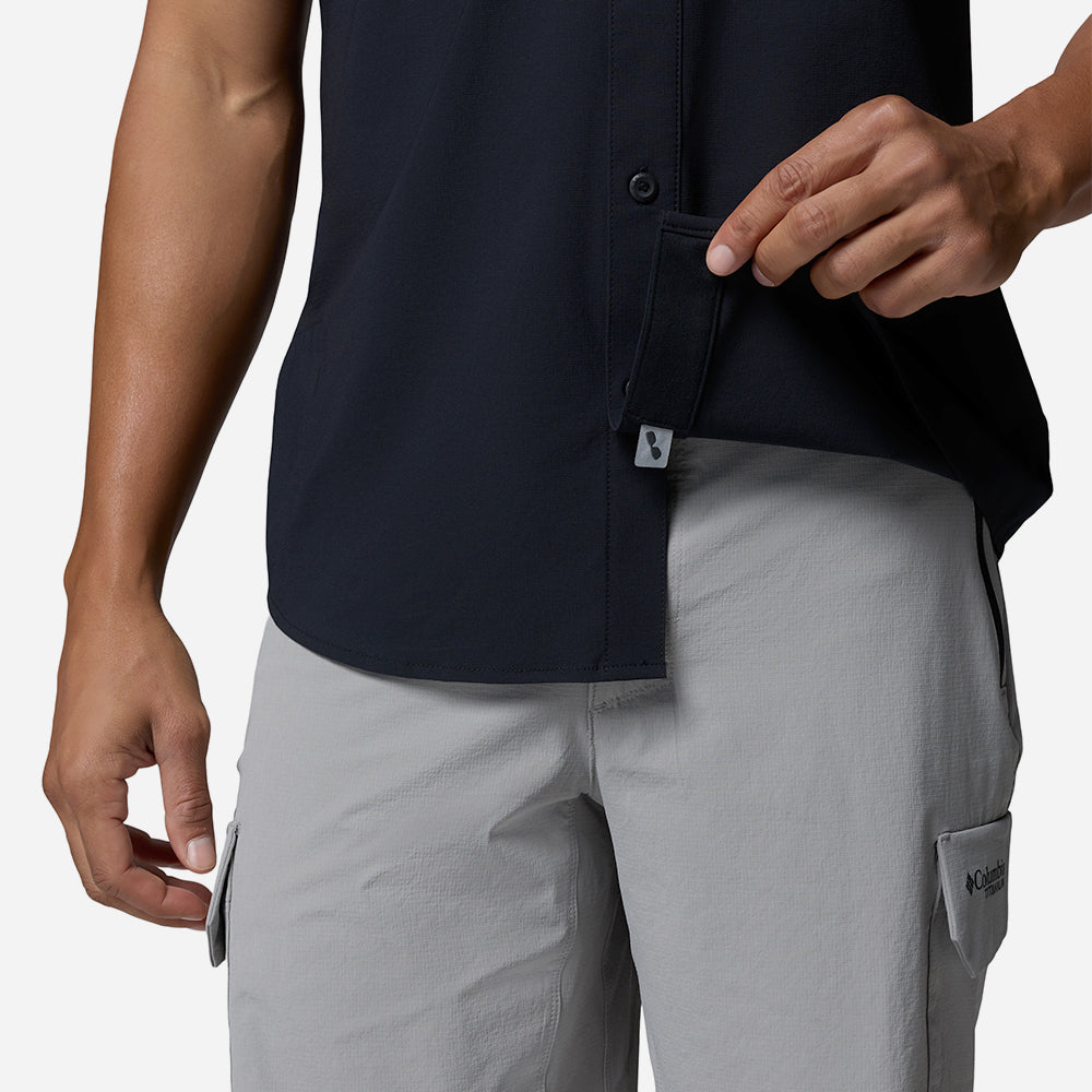 Áo Sơ Mi Nam Columbia Silver Ridge™ Elite Short Sleeve Woven - Đen - Supersports Vietnam
