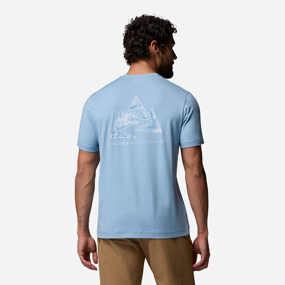 Áo Thun Nam Columbia Parsons Point™ Short Sleeve Back Graphic - Xanh Dương - Supersports Vietnam