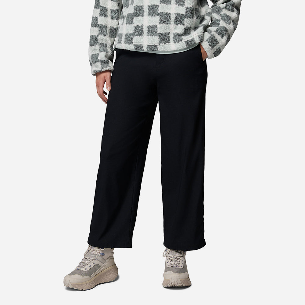Quần Dài Thể Thao Nữ Columbia Roc™ Tech Wide Leg - Đen - Supersports Vietnam