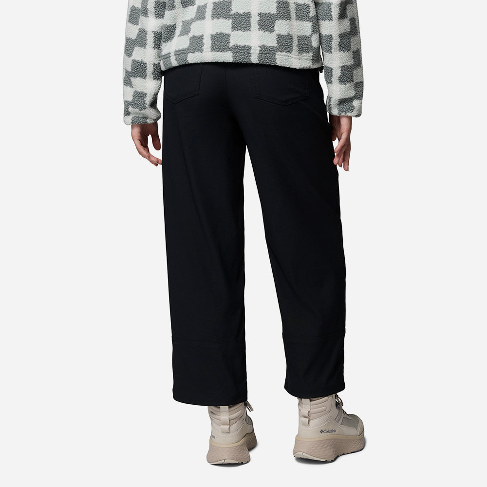 Quần Dài Thể Thao Nữ Columbia Roc™ Tech Wide Leg - Đen - Supersports Vietnam