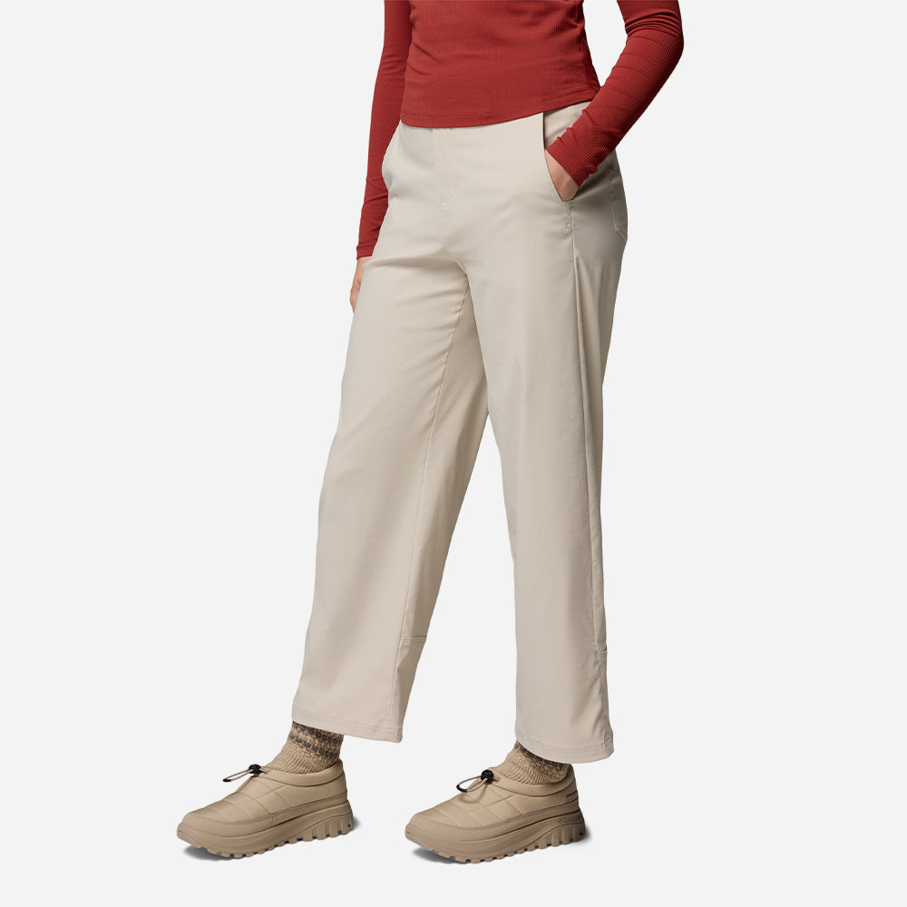 Quần Dài Thể Thao Nữ Columbia Roc™ Tech Wide Leg - Be - Supersports Vietnam