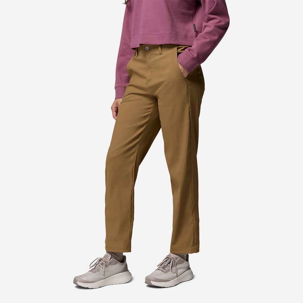 Quần Dài Thể Thao Nữ Columbia Roc™ Tech Straight Leg - Nâu - Supersports Vietnam