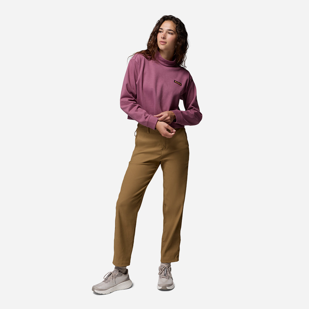 Quần Dài Thể Thao Nữ Columbia Roc™ Tech Straight Leg - Nâu - Supersports Vietnam