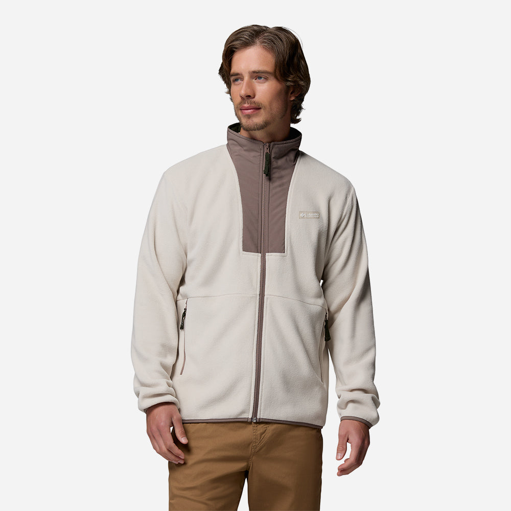 Áo Khoác Nam Columbia Sequoia Grove™ II Full Zip Fleece - Be - Supersports Vietnam