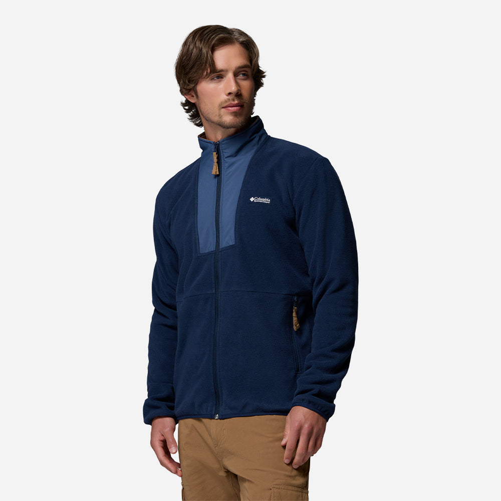 Áo Khoác Nam Columbia Sequoia Grove™ II Full Zip Fleece - Xanh Navy - Supersports Vietnam
