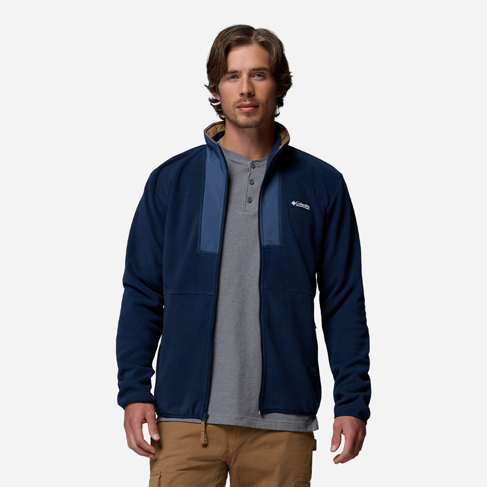 Áo Khoác Nam Columbia Sequoia Grove™ II Full Zip Fleece - Xanh Navy - Supersports Vietnam