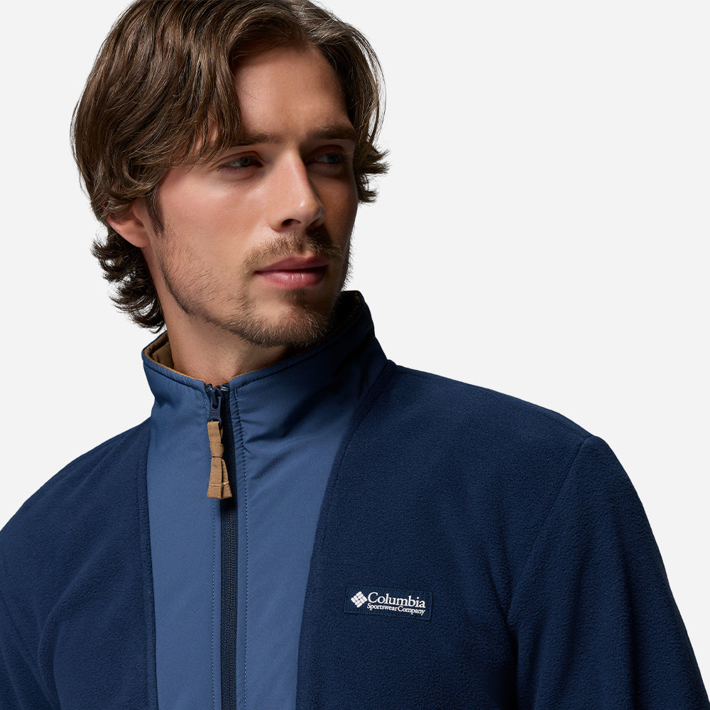 Áo Khoác Nam Columbia Sequoia Grove™ II Full Zip Fleece - Xanh Navy - Supersports Vietnam