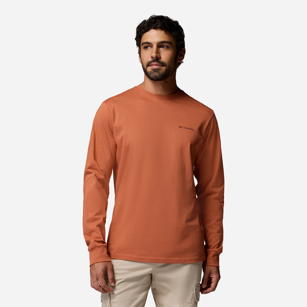 Áo Thun Nam Columbia Csc™ Graphic Long Sleeve - Cam - Supersports Vietnam