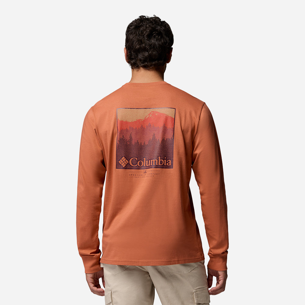Áo Thun Nam Columbia Csc™ Graphic Long Sleeve - Cam - Supersports Vietnam