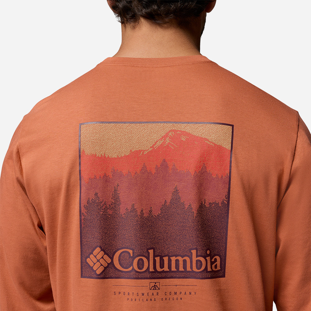 Áo Thun Nam Columbia Csc™ Graphic Long Sleeve - Cam - Supersports Vietnam