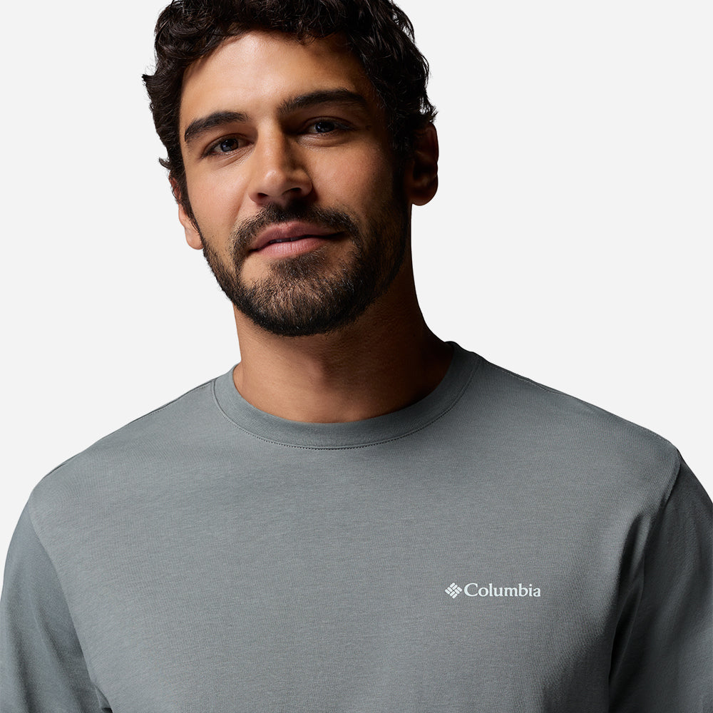 Áo Thun Nam Columbia Csc™ Graphic Long Sleeve - Xám - Supersports Vietnam