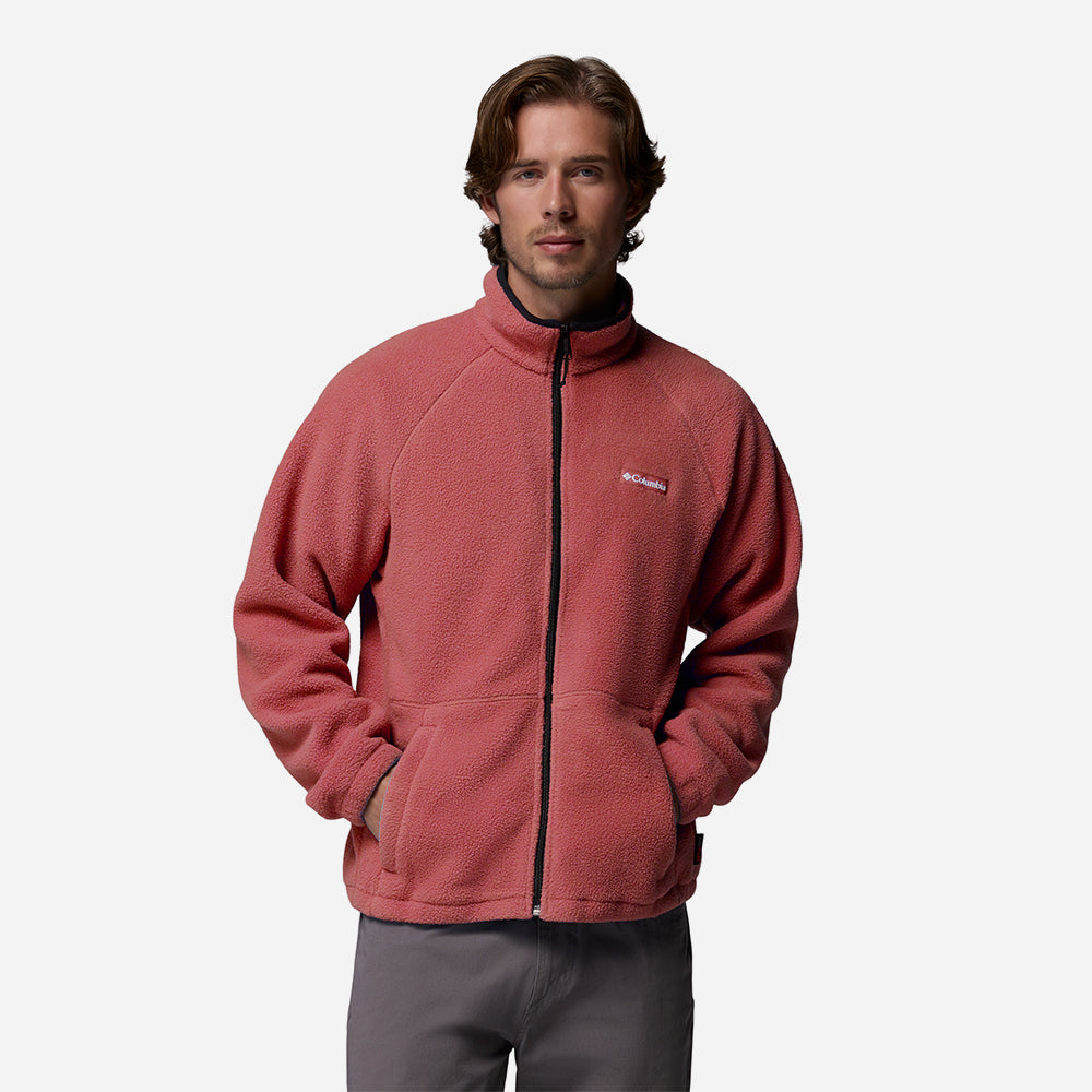 Áo Khoác Nam Columbia Timber Crest™ MTR Fleece Full Zip - Đỏ - Supersports Vietnam