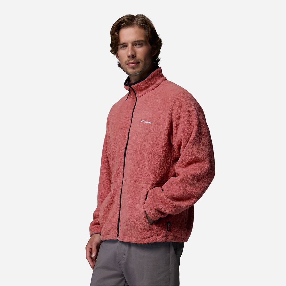 Áo Khoác Nam Columbia Timber Crest™ MTR Fleece Full Zip - Đỏ - Supersports Vietnam