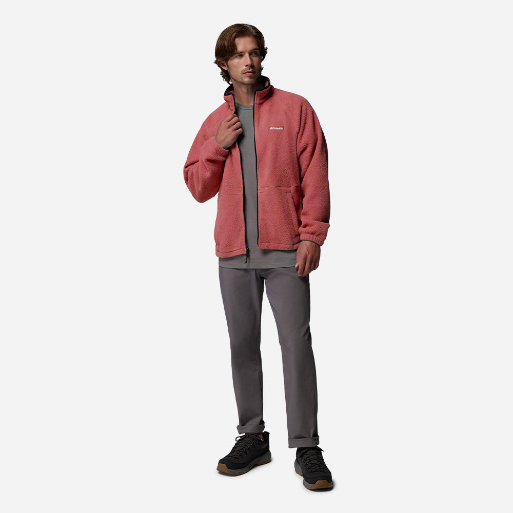 Áo Khoác Nam Columbia Timber Crest™ MTR Fleece Full Zip - Đỏ - Supersports Vietnam