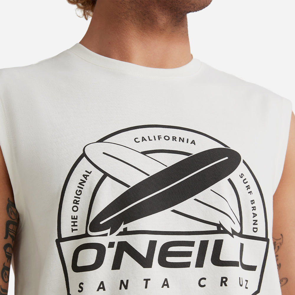 Áo Ba Lỗ Nam O'Neill Barrels - Trắng - Supersports Vietnam