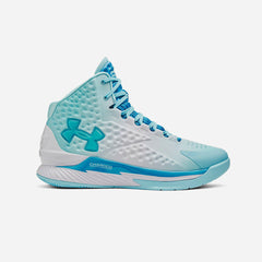 Unisex Under Armour Curry 1 Retro Basketball Shoes - Blue