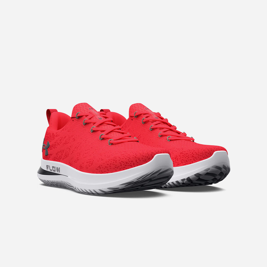 Under armour red hot sale tennis shoes