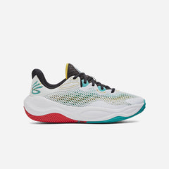 Unisex Under Armour Curry Splash 24 Basketball Shoes - White