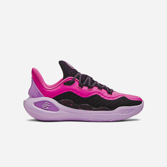 Unisex Under Armour Curry 11 Girl Dad Basketball Shoes - Pink
