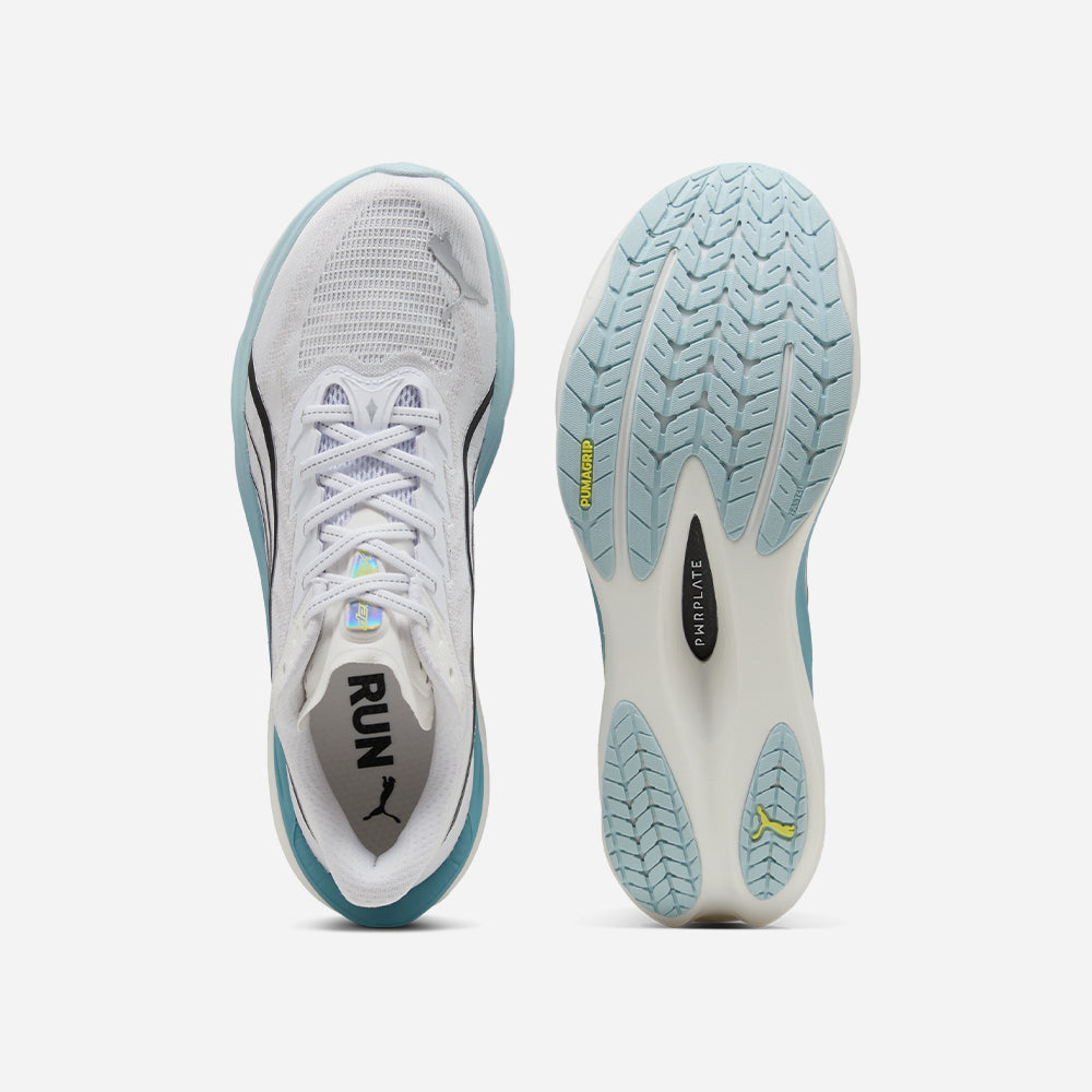 Giày Chạy Bộ Nam Puma Deviate Nitro 4 Fresh Water - Trắng - Supersports Vietnam