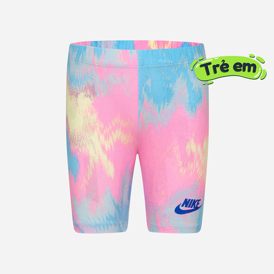 Girls' Nike Printed Club Shorts - Multi-Color - Multicolor