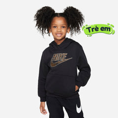 Áo Hoodie Bé Gái Nike "Home Swoosh Home" - Đen