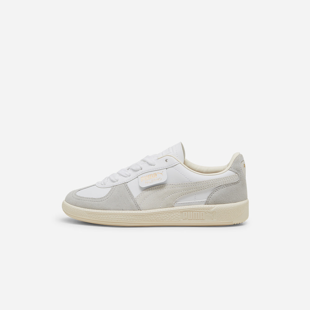 Giày Sneaker Trẻ Em Puma Palermo Leather Lace Up Jr - Trắng - Supersports Vietnam