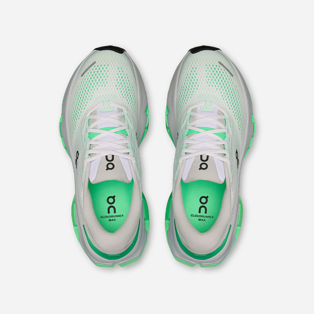 Giày Chạy Bộ Nữ On Running Cloudrunner 3 Max - Xanh Lá - Supersports Vietnam