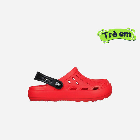 Giày Clog Bé Trai Skechers Foamies Swifters - Đỏ